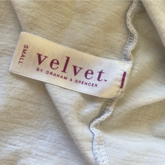 VELVET by GRAHAM & SPENCER Gauze and Cotton Dolman Short Sleeve T-Shirt Top - Picture 7 of 9